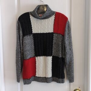 Vintage 90s Checkerboard Sweater